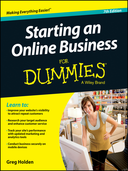 Title details for Starting an Online Business For Dummies by Greg Holden - Wait list
